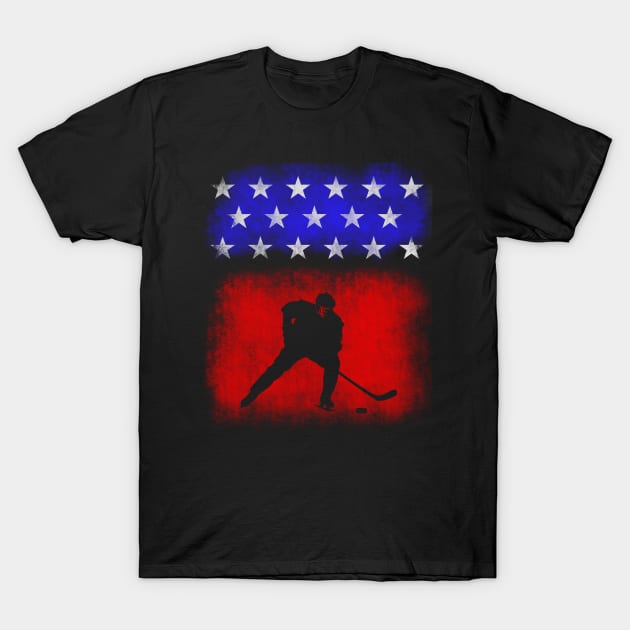 Hockey USA tee T-Shirt by missalona